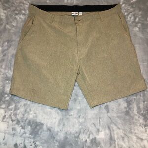 Ron Jon Surf Shop Men's Flat Front Tan Shorts Size 42